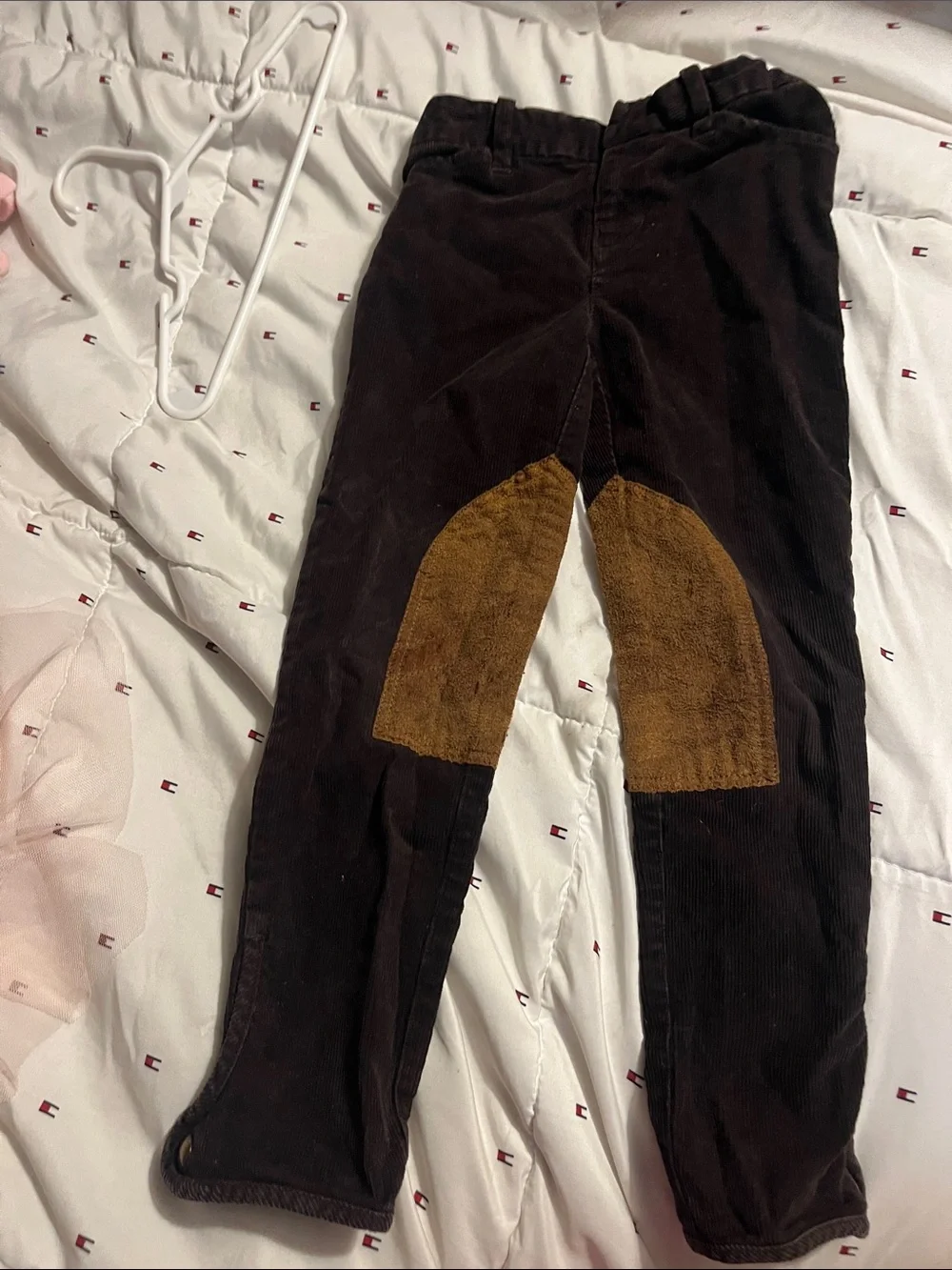 Ralph Lauren Blue Label Dark Brown Corduroy Drawstring Pants